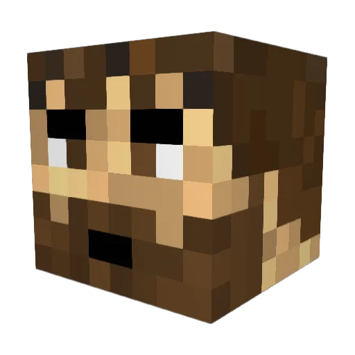 tomrowe02 Minecraft avatar head, 3D render