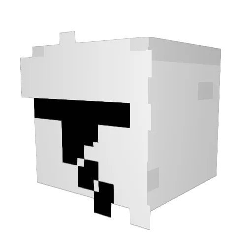 tomshige Minecraft avatar head, 3D render