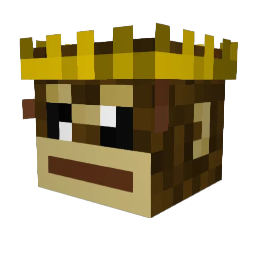 tomsk8_ Minecraft avatar head, 3D render