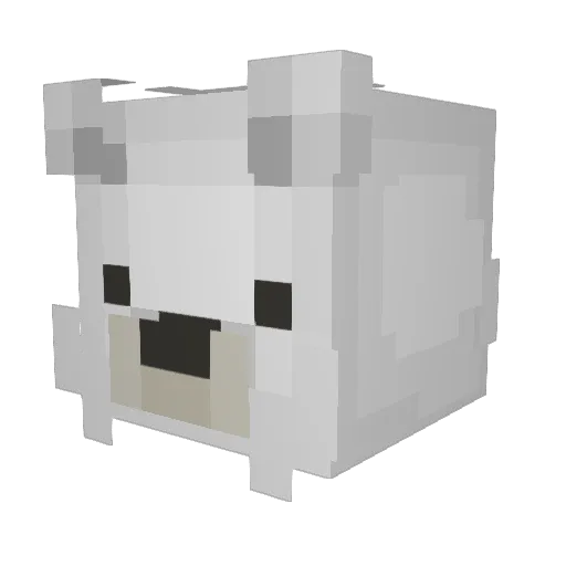tomsmith30 Minecraft avatar head, 3D render