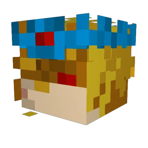 tomthehood2 Minecraft avatar head, 3D render
