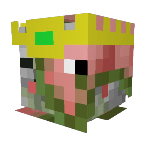 tomutfm Minecraft avatar head, 3D render