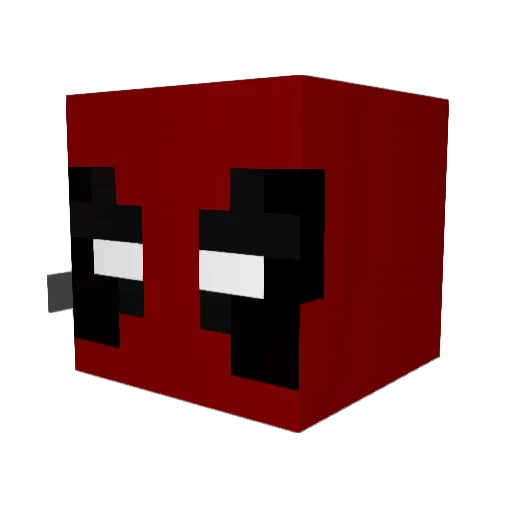 tomwalt Minecraft avatar head, 3D render