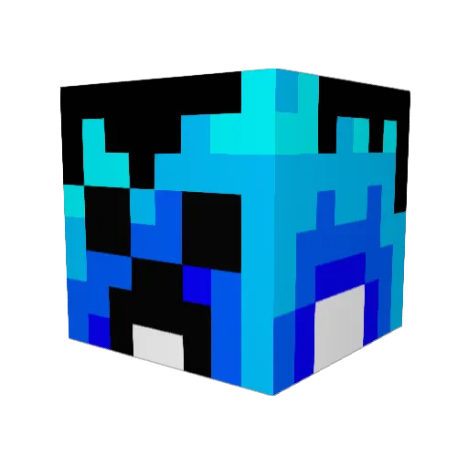 tomwwe Minecraft avatar head, 3D render
