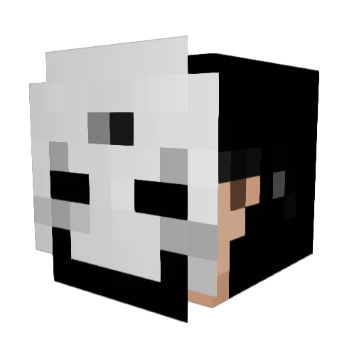 ton_mann Minecraft avatar head, 3D render