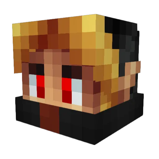 tonebaz1 Minecraft avatar head, 3D render