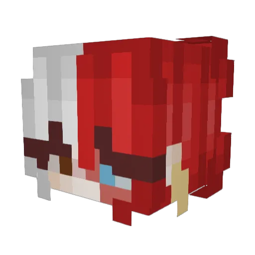 toneloc007 Minecraft avatar head, 3D render