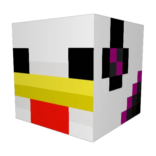 tonewarwick Minecraft avatar head, 3D render