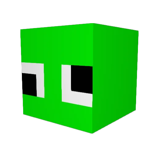 tonhaosonico Minecraft avatar head, 3D render