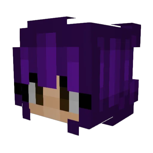 toniVoi Minecraft avatar head, 3D render
