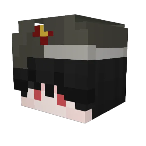 toniertbals Minecraft avatar head, 3D render