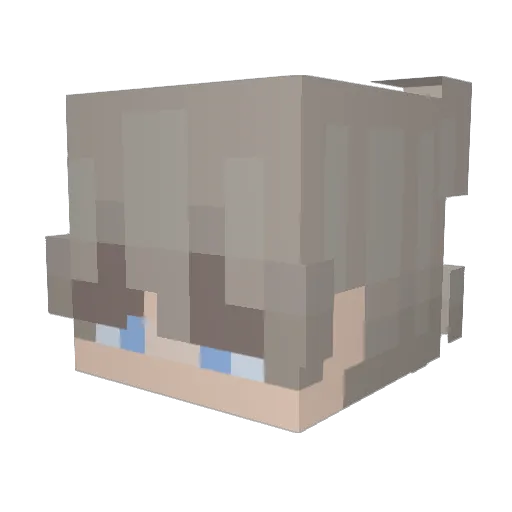 tonieto2 Minecraft avatar head, 3D render