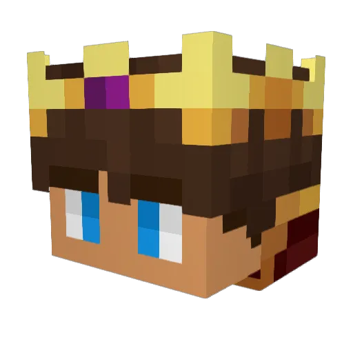 tonievortex Minecraft avatar head, 3D render