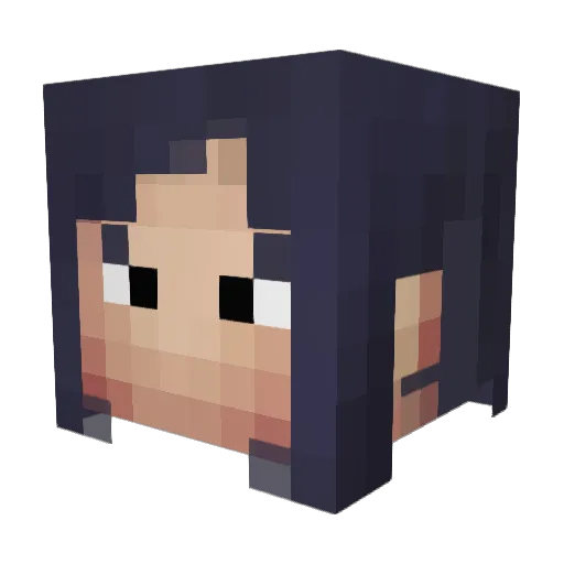 tonilovespasta Minecraft avatar head, 3D render