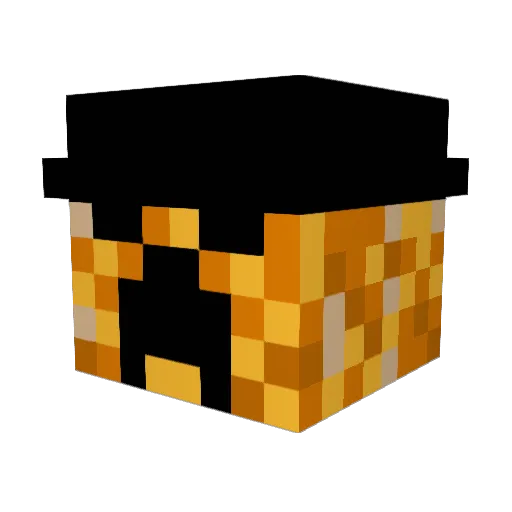 toninff777 Minecraft avatar head, 3D render
