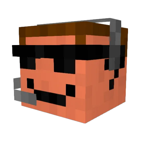 tonius11 Minecraft avatar head, 3D render