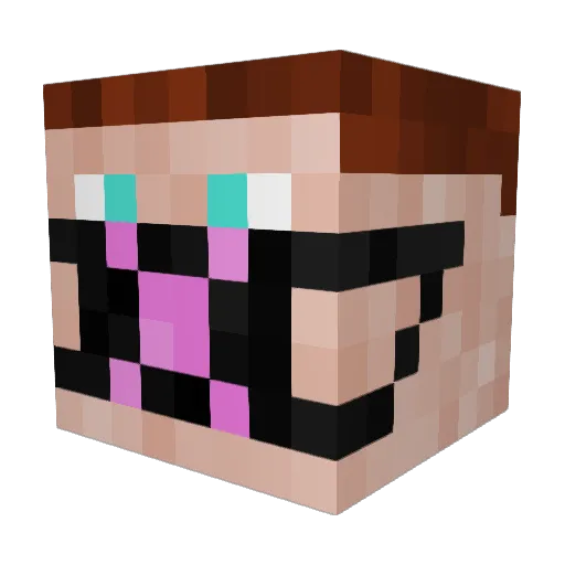 tonkatrucc Minecraft avatar head, 3D render