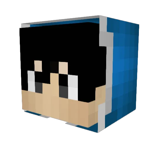 tonler Minecraft avatar head, 3D render
