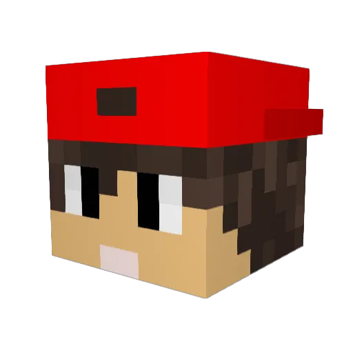 tonsberg03 Minecraft avatar head, 3D render