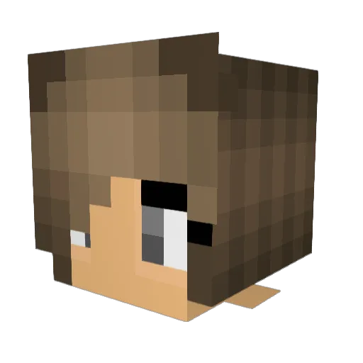 tonton230 Minecraft avatar head, 3D render