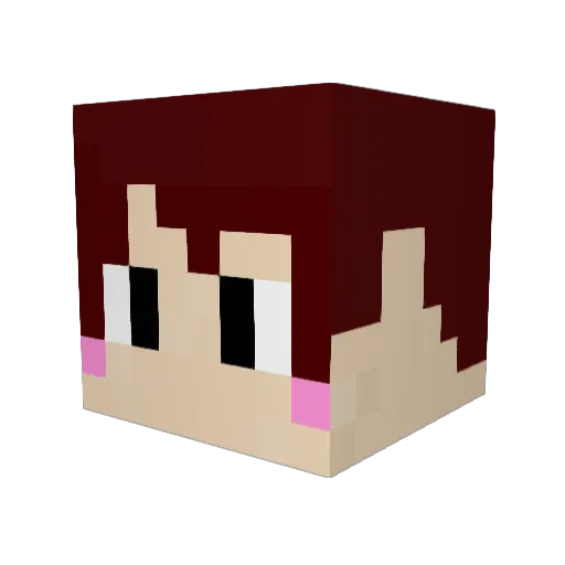 tony0626 Minecraft avatar head, 3D render