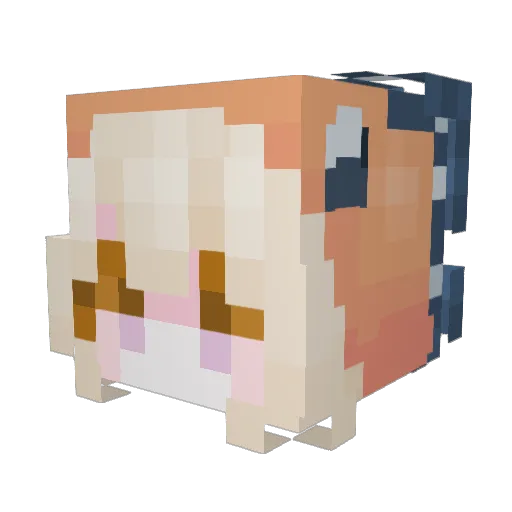 tony10634 Minecraft avatar head, 3D render
