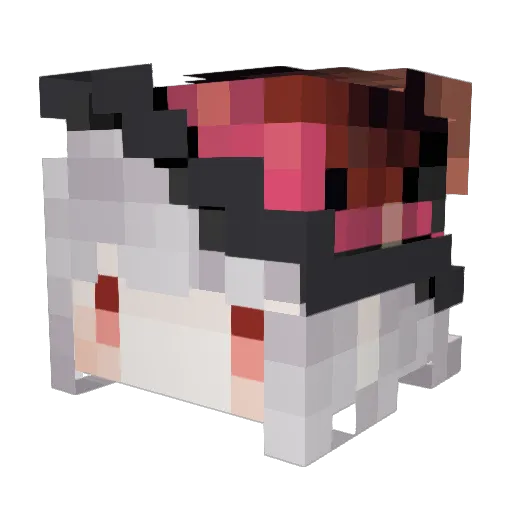 tony_sh Minecraft avatar head, 3D render