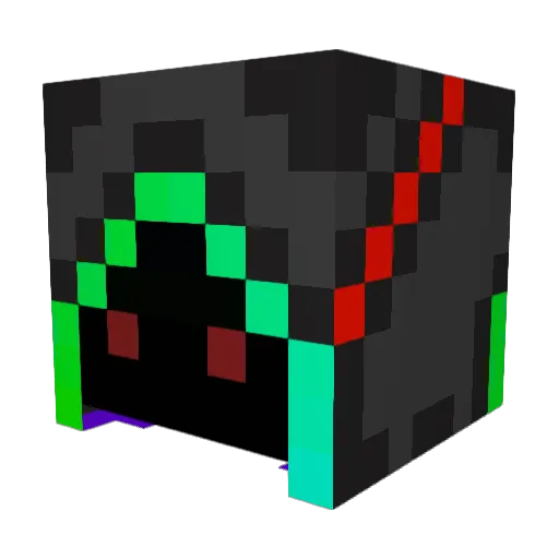 tonybrochett Minecraft avatar head, 3D render