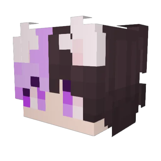 tonydelas_ Minecraft avatar head, 3D render