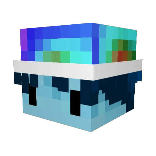 tonyhell Minecraft avatar head, 3D render