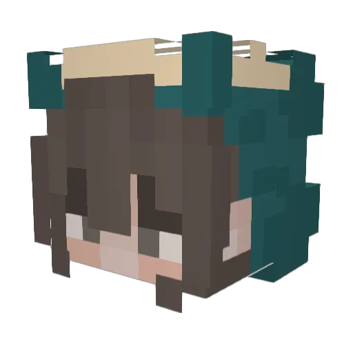 tonyinfant Minecraft avatar head, 3D render