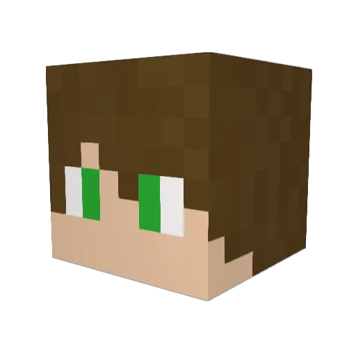 tonyll17 Minecraft avatar head, 3D render