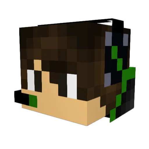 tonymaster251 Minecraft avatar head, 3D render