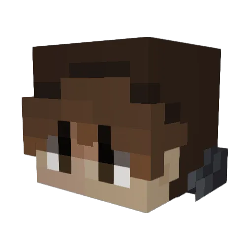 tonyo123 Minecraft avatar head, 3D render