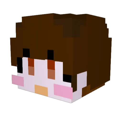 too_redband0923 Minecraft avatar head, 3D render