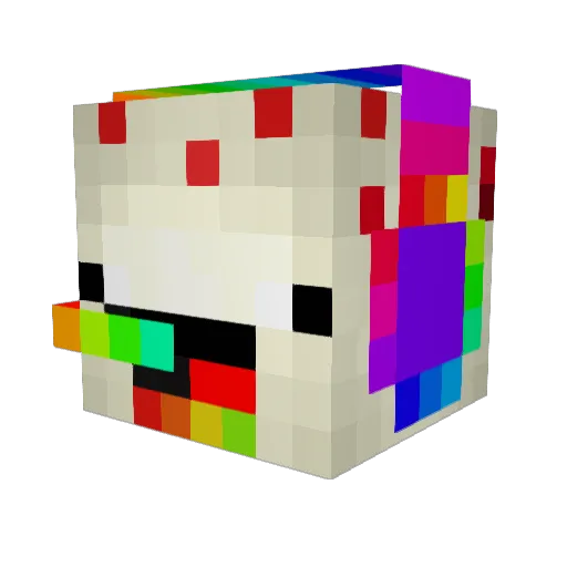 toobiesttop Minecraft avatar head, 3D render