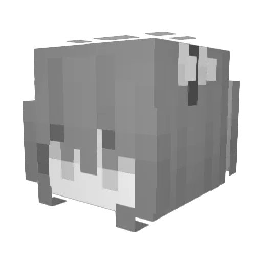 toodeadgirl Minecraft avatar head, 3D render