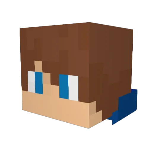 toofy720 Minecraft avatar head, 3D render
