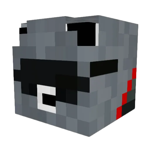 tooindie Minecraft avatar head, 3D render