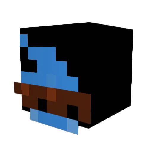 tookabum Minecraft avatar head, 3D render