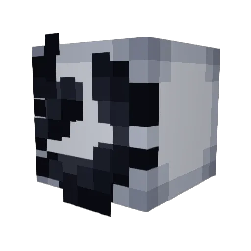 toomuchzelda Minecraft avatar head, 3D render