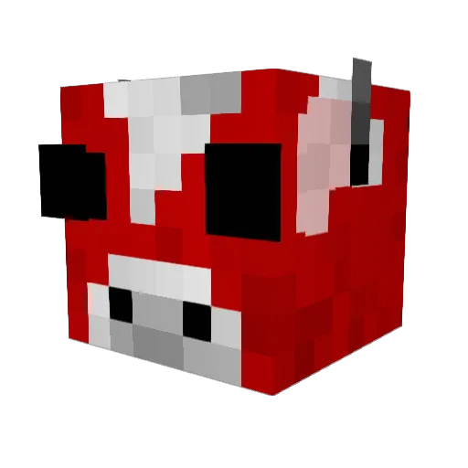 toonirooni Minecraft avatar head, 3D render