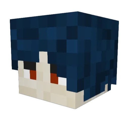 toopititos Minecraft avatar head, 3D render