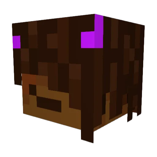 toothcereal Minecraft avatar head, 3D render