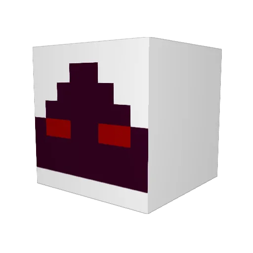 toothless_1 Minecraft avatar head, 3D render