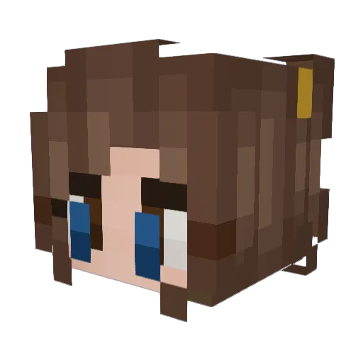 toothybrainy0310 Minecraft avatar head, 3D render