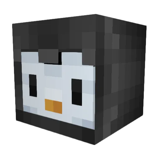 tootusa Minecraft avatar head, 3D render