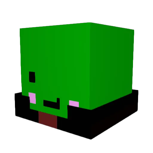 tooui Minecraft avatar head, 3D render