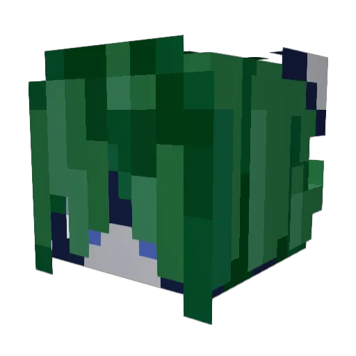 top4ik_Gaming Minecraft avatar head, 3D render