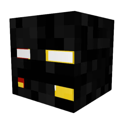 topazr Minecraft avatar head, 3D render